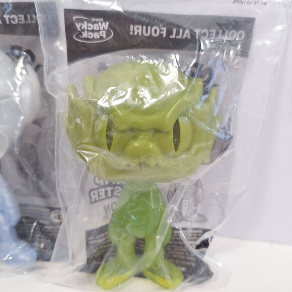 Spoonsters Sonic Wacky Pack Big Foot Alien Swamp Monster Astronaut Spoons Sealed - Picture 4 of 14